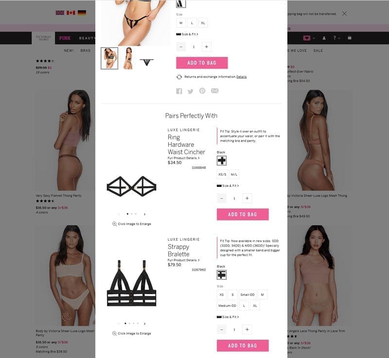 Criteriile de evaluare GPeC - audit de site - Pagina de Categorie - Quick View